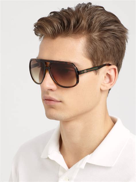 gucci black large aviator unisex sunglasses|gucci aviator sunglasses with bee.